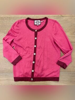 Vintage Juicy Couture Two-Tone Pink Cardigan